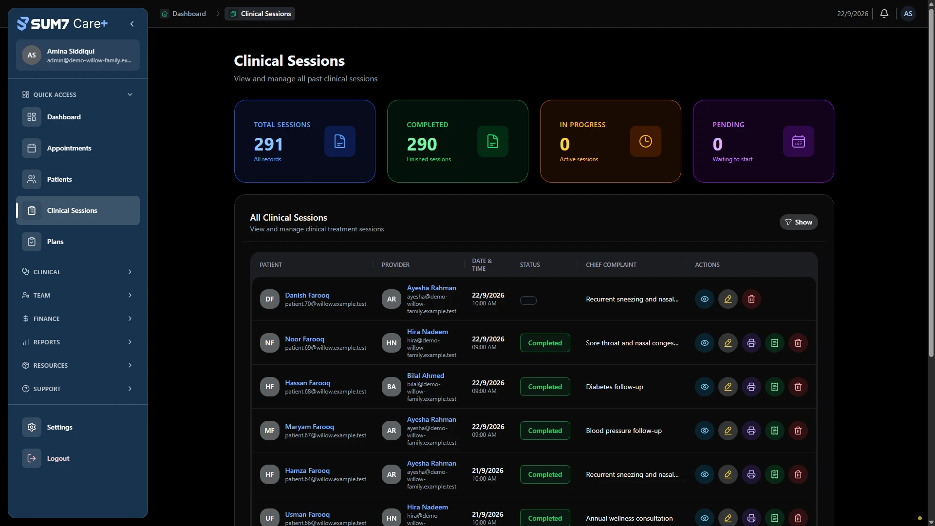 Keep consultations moving. · Desktop