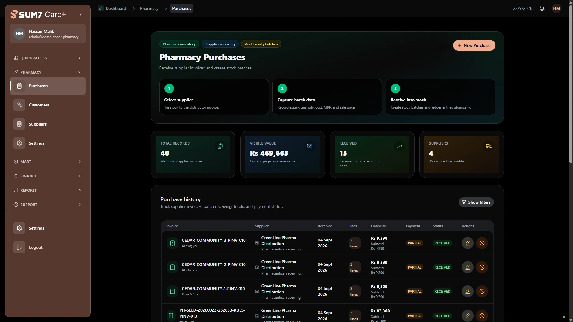Follow purchasing activity. · Desktop