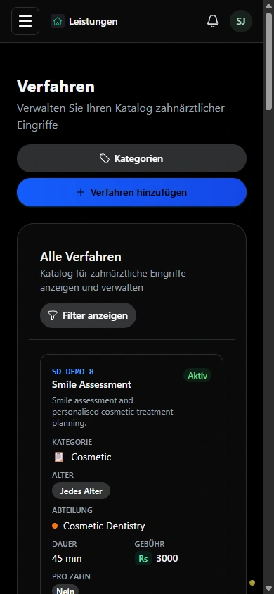 Einheitliche Leistungsinformationen für das Team. · Mobilgerät