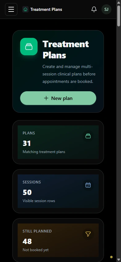 Keep proposed care organized. · Mobile