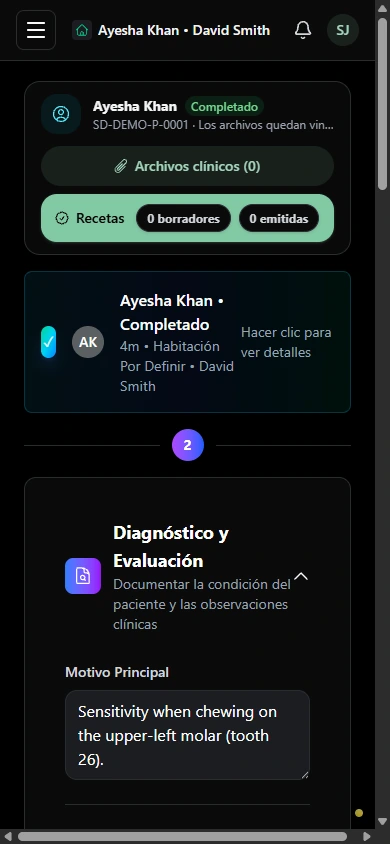 Mantén el tratamiento documentado. · Móvil
