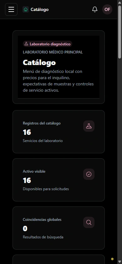 Mantener los servicios disponibles claros. · Móvil