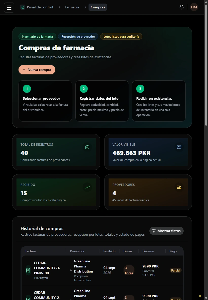 Seguir la actividad de compras. · Tableta
