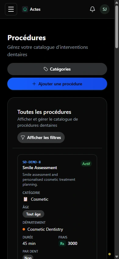 Donnez à l’équipe une référence commune pour les actes. · Mobile
