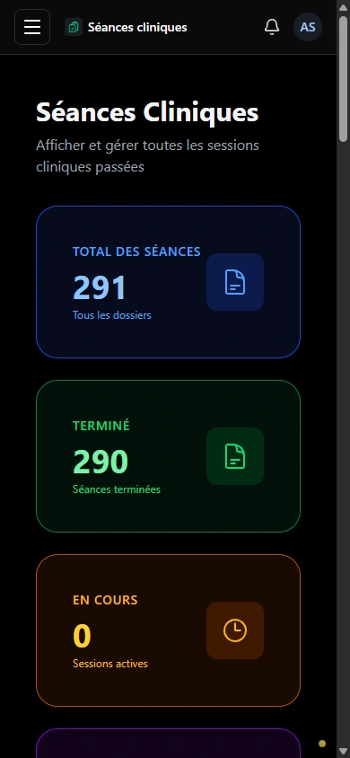 Maintenez les consultations en cours. · Mobile