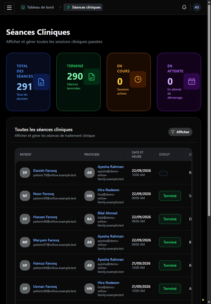 Maintenez les consultations en cours. · Tablette